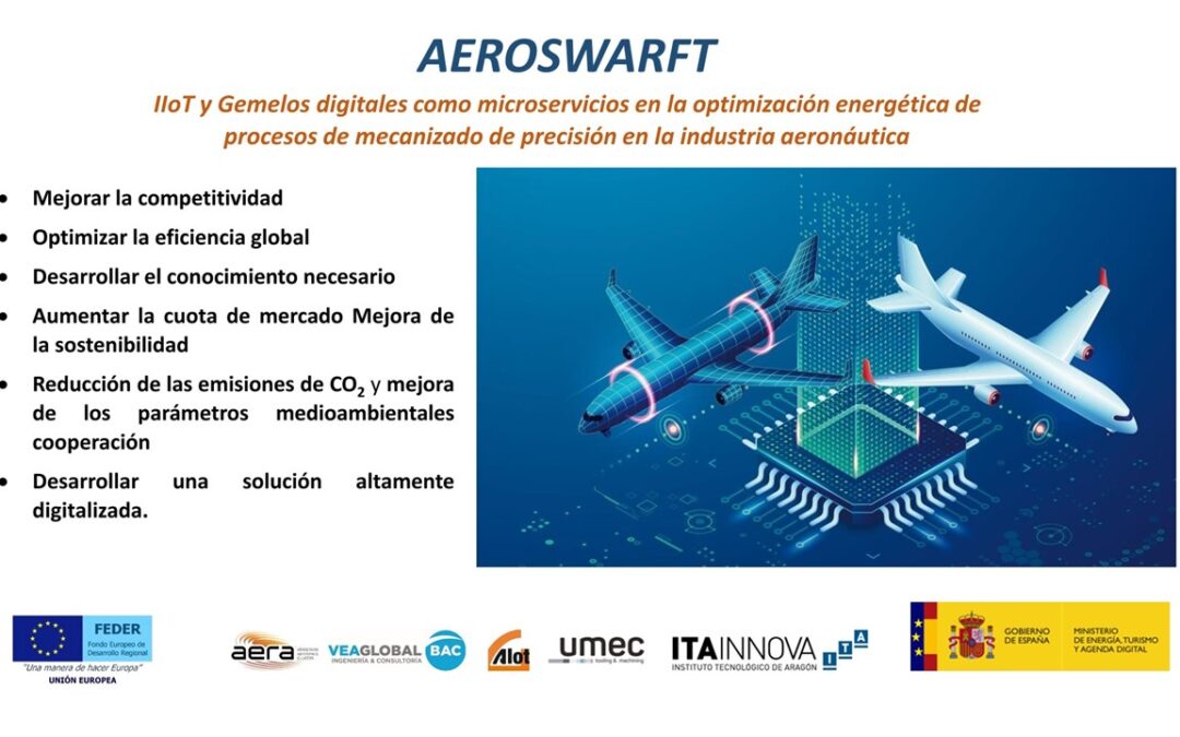 Umec comienza un nuevo proyecto, AEROSWARFT, especializado en IIoT y gemelos digitales para aeronáutica