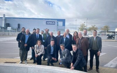 Junta directiva de AFMEC con visita a la planta de fabricación de Airbus en Illescas