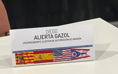 El director general de UMEC, como vicepresidente del CAAR, acompaña al presidente de Aragón en la firma del memoradum con el Estado de Ohio